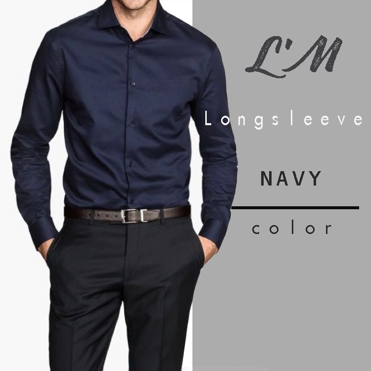 cotton soft เสื้อเชิ้ตแขนยาว เสื้อเชิ้ตผู้ชาย เกาหลีฝุดๆ L'm men's style