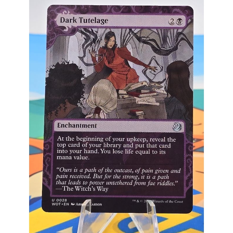 Magic the Gathering Card "Dark Tutelage #0028" ENG Wilds of Eldraine