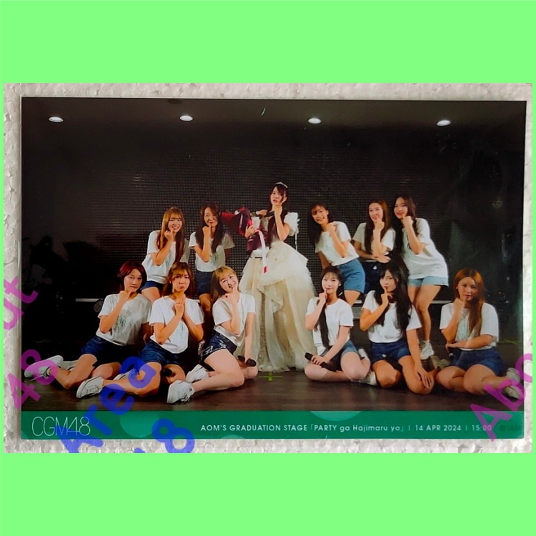 [ Limited ] รูปที่ระลึก สเตจแกรด ออม Aom CGM48 รุ่น1 เธียเตอร์ Gradation Stage Theater Cgm