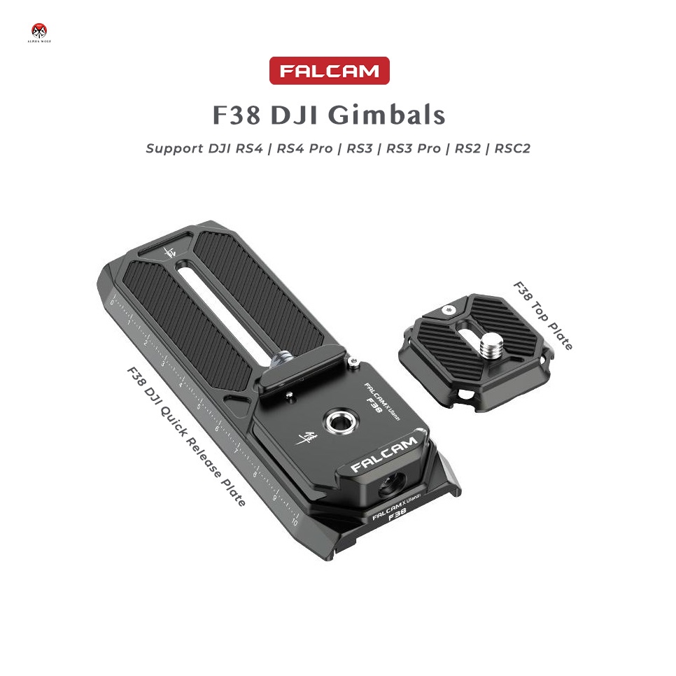 Falcam F38 DJI Quick Release Gimbal Kit 2408 for DJI RS4, RS4 Pro, RS3, RS3 Pro, RS2, RSC2