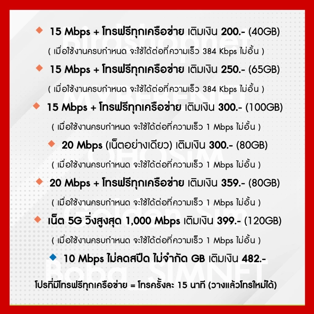 ซิมทรู เต็มสปีด 1000 Mbps 120GB ต่ออายุอัตโนมัติ 6 เดือน thumbnail 7