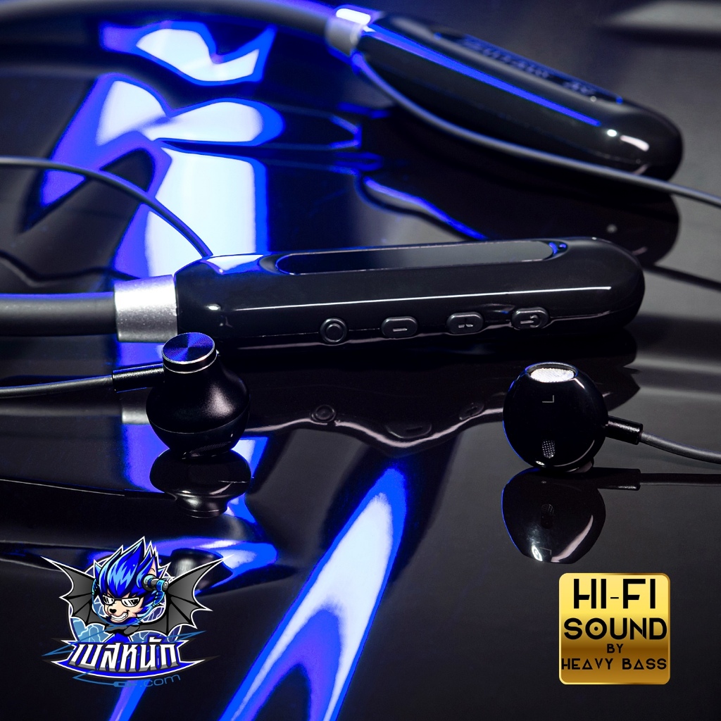 หูฟังมะยม Bluetooth HEAVY BASS BS1 Sport Bluetooth 5.3 มหาเทพเบสจัดจ้าน!!