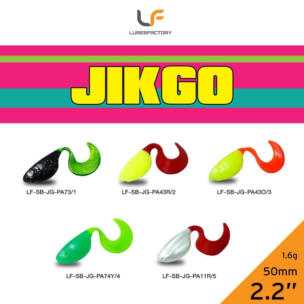 เหยื่อยาง Lure Factory (LF) Jikgo