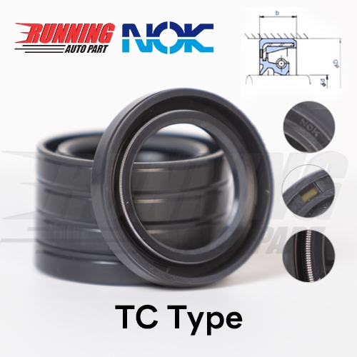 ซีล TC วงใน 18-19mm NOK ซีล กันฝุ่น ซีล กันน้ํา ซีล กันน้ํามัน oil seal ซีลยาง ของแท้