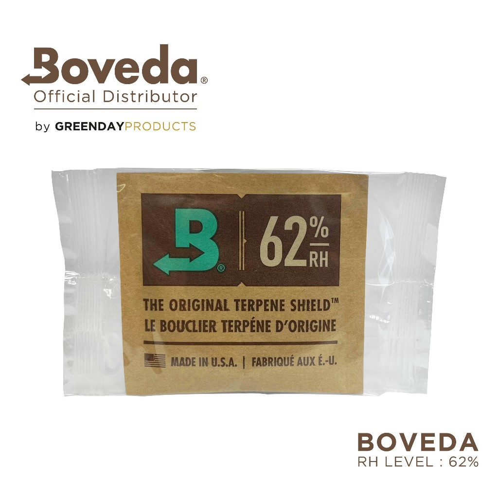BOVEDA OFFICIAL - 8grams 62% RH - 50pieces/pack (50ซอง/แพ็ค) พร้อมส่ง