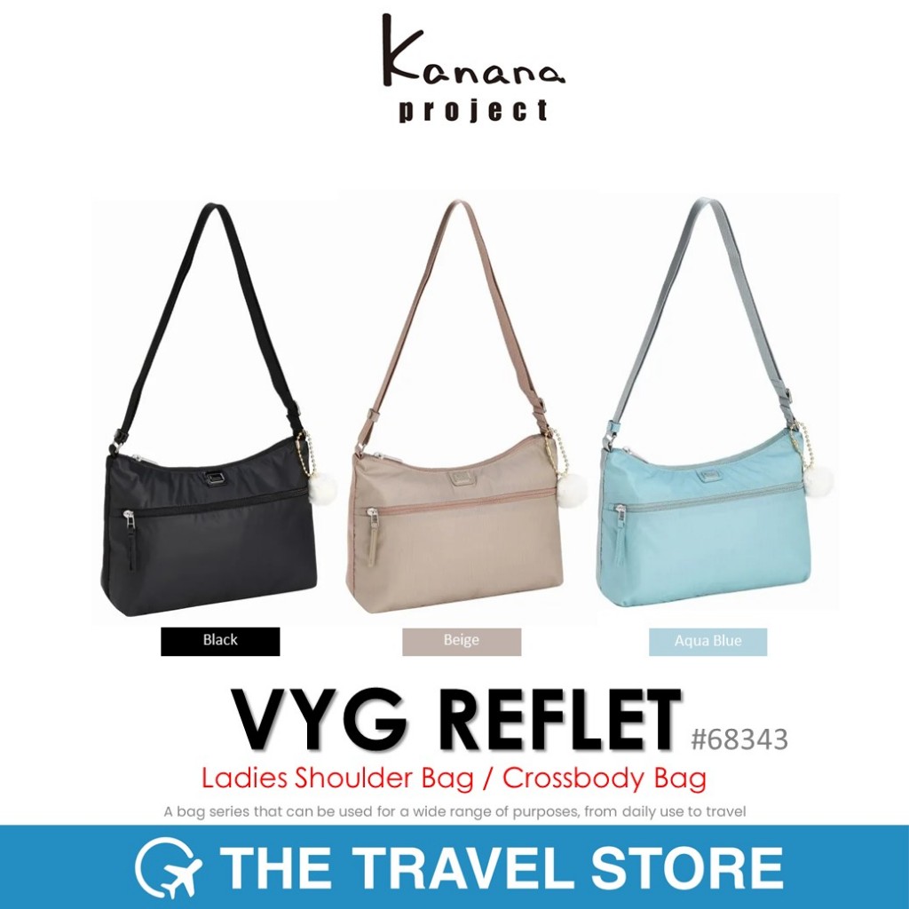 KANANA PROJECT VYG Reflet Ladies Shoulder Bag / Crossbody Bag (68343) กระเป๋าสะพายข้าง สุภาพสตรี ผู้หญิง