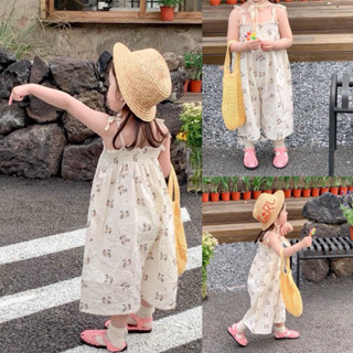 พร้อมส่ง ชุดเดรสสายเดี่ยวปรับสายได้ ผ้าบาง อกยางยืด ทรงกางเก…