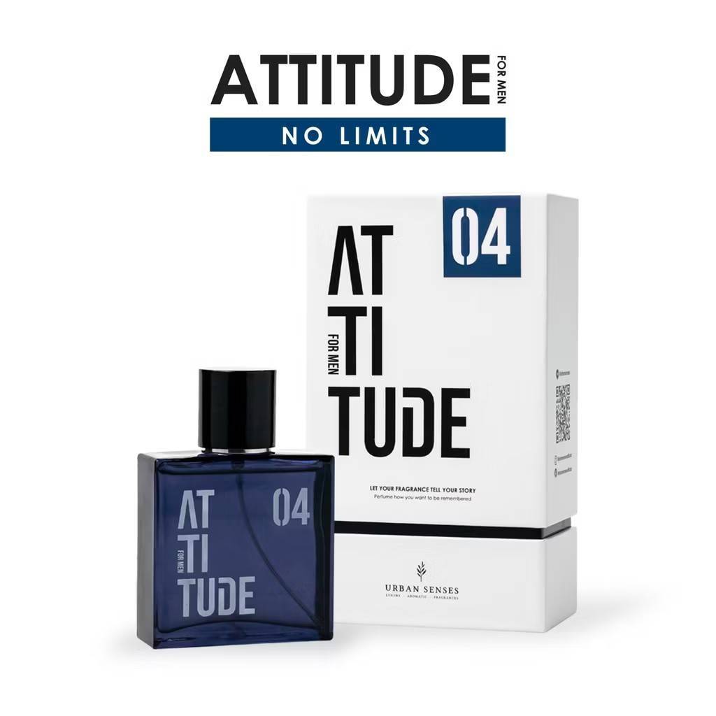 น้ำหอมผู้ชาย URBAN SENSES Attitude for Men Collection - กลิ่น 04 No Limits (โนลิมิตส์)50 ml.