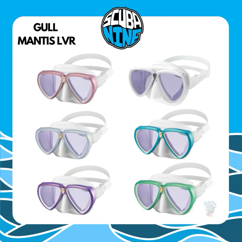 New color 2024 !! GULL Mantis LVR หน้ากากดำน้ำ รุ่นใหม่ล่าสุด