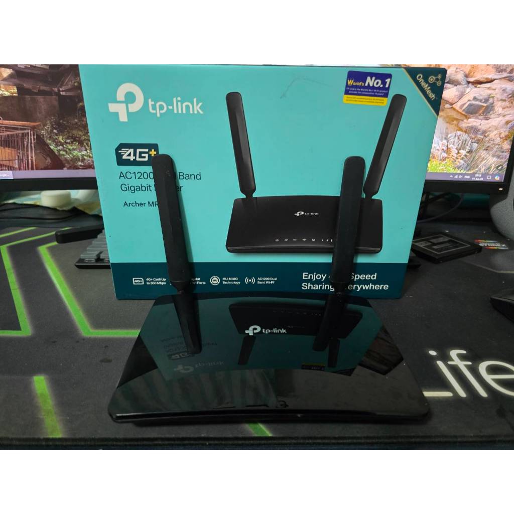 มือสอง TP-LINK Archer MR600 V3 4G+ Cat6 AC1200 Wireless Dual Band Gigabit Router