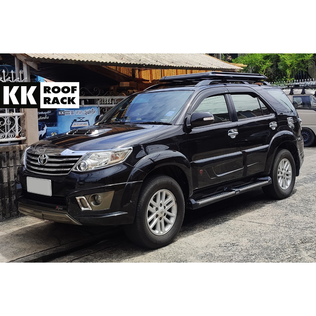 ชุดแร็คหลังคา Carryboy + KK สำหรับ Toyota Fortuner โฉมแรก 2004-2014 ไม่เจาะรถ ของใหม่