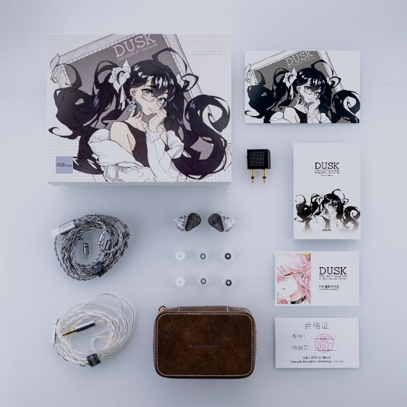 (พร้อมส่ง) Moondrop X Crinacle DUSK 2DD+2BA+2Planar IEMs หูฟัง Hi-end 3.5mm Single-ended plug/USB-C