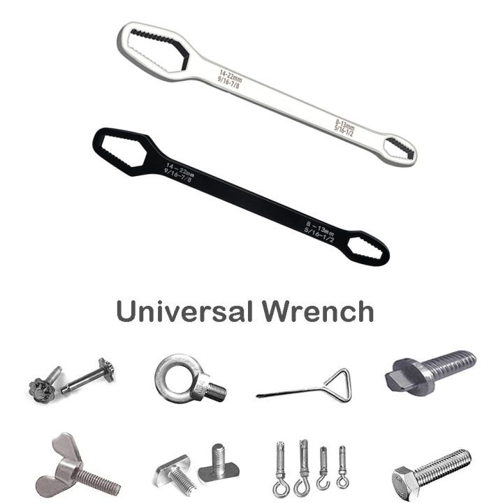 ประแจอเนกประสงค์ 8-22mm. บล็อคขันน๊อต 15in1 ปากตาย ครอบจักรวาล ประแจขันน๊อต หกเหลี่ยม ประแจข้าง ขันใต้อ่าง ด้ามขัน 2ข้าง - รูปที่ 7