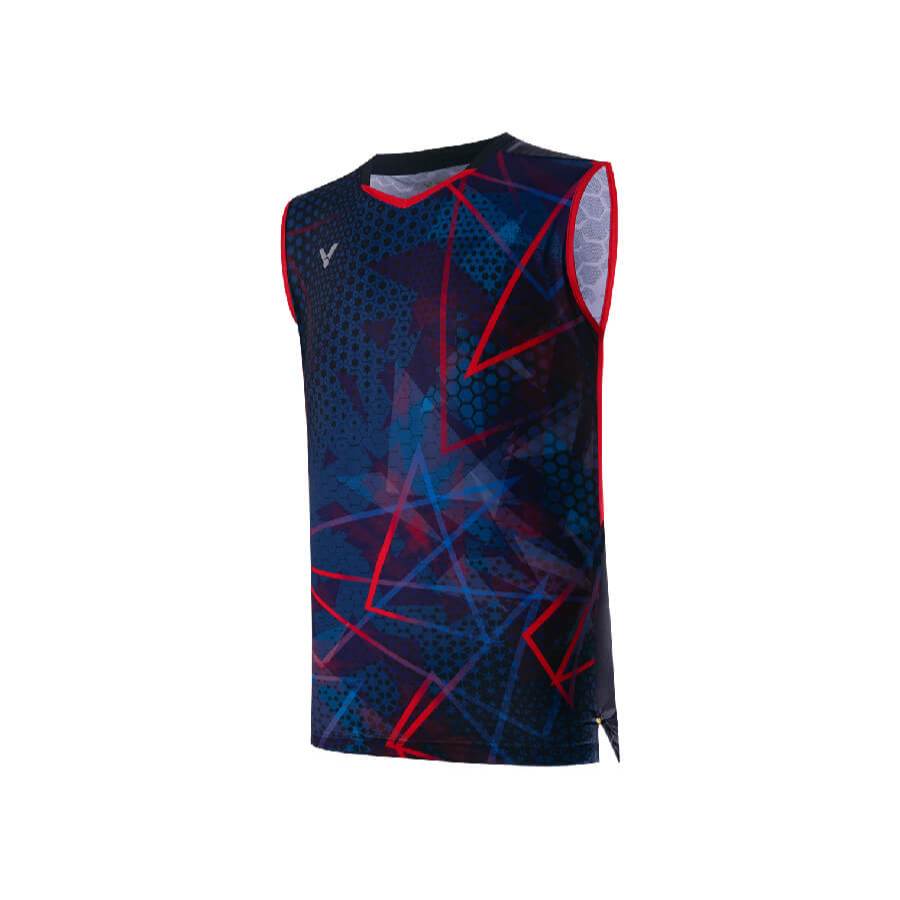 VICTOR เสื้อกีฬาแบดมินตัน แขนกุด รุ่น T-40002