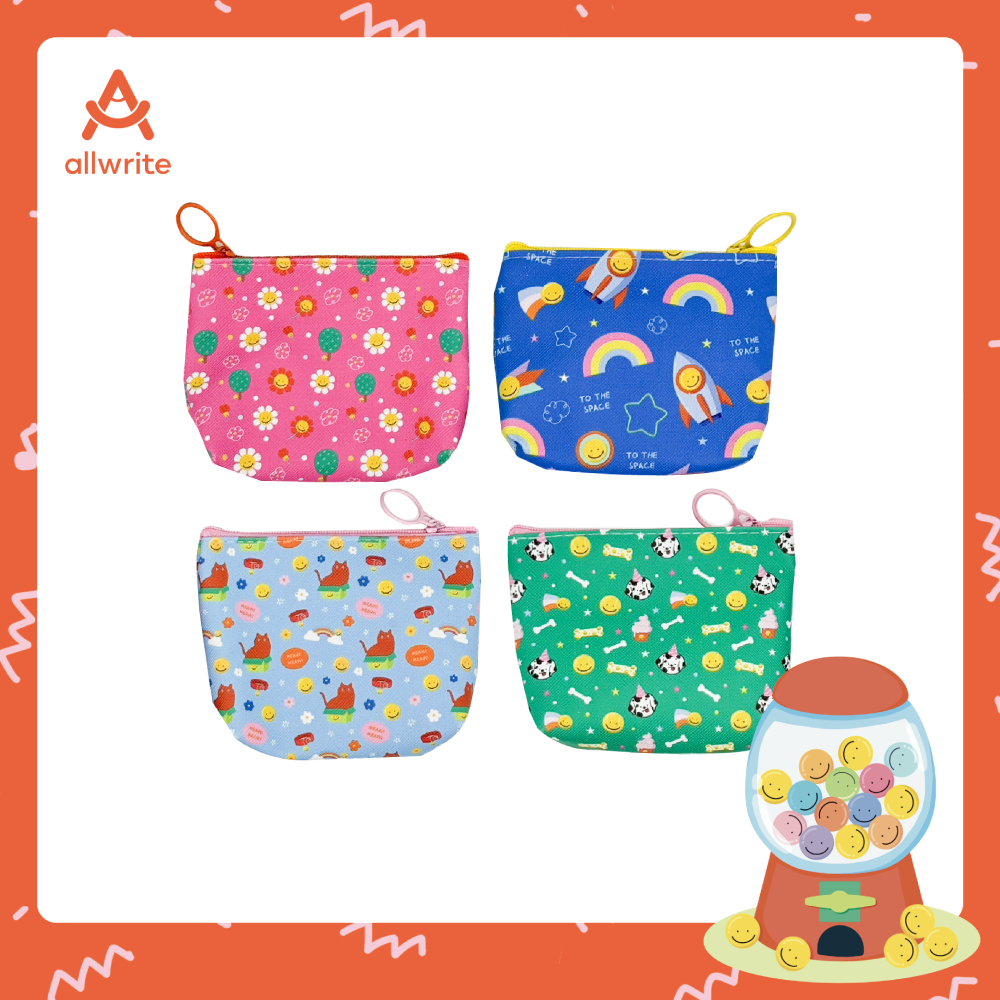 allwrite กระเป๋าดินสอ กระเป๋าสตางค์ กระเป๋าใส่เหรียญ ขนาดเล็ก AW277