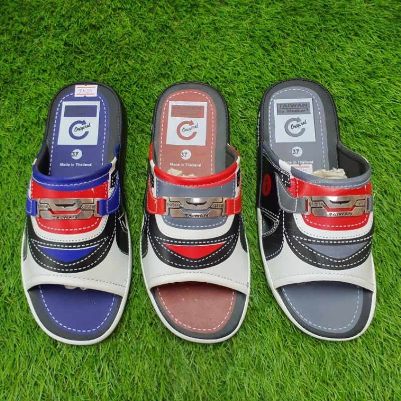 รองเท้าแตะลำลองสุภาพสตรีทรงเทวิน ไซส์ 37-39 มี 3 สี สีแดง,สีเทา,สีน้ำเงิน