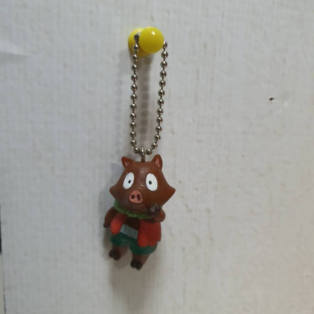 Kaiketsu Zorori Ishishi Japan Character Keychain Charm พวงกุญแจหมูป่า