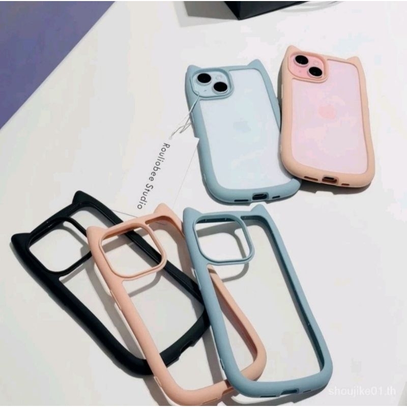 เคสน้องแมว พร้อมสติ๊กเกอร์ (มีแต่ iPhone) นะคะ