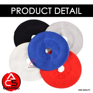 ACS ผ้าคลุมหูฟัง 1 คู่ Earcup Protector (เลือกขนาดและสีได้) แบบไหมพรมถัก ป้องกันฝุ่น ดูดซับเหงื่อ และมีรูระบายความร้อน
