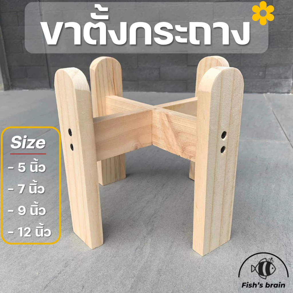 ขาตั้งกระถางเบลล่า 5" 7" 9" 12" ที่วางกระถางไม้สนนอก
