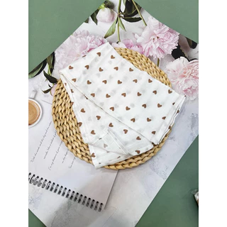 ผ้าอ้อมใยไผ่ ขนาด24“*24”( แพคละ /6ผืน) ผ้านุ่ม ระบายอากาศได้ดี