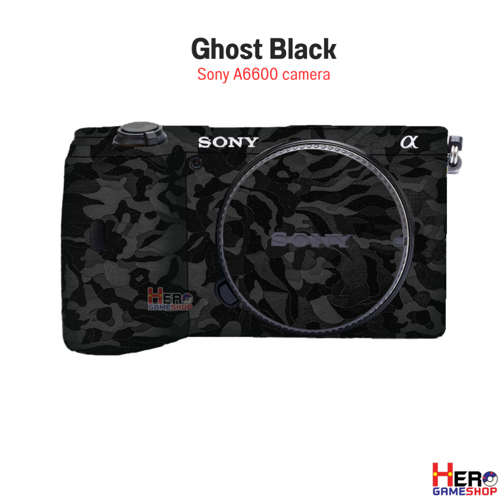 [Sticker Sony] Body Camera สติกเกอร์ skin ไม่ทิ้งคราบกาว กันรอย กล้อง สําหรับ Sony A6600 body protection film sticker