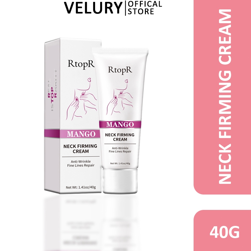 RtopR Neck Creamครีมบํารุงผิว กระชับผิวบริเวณคอ ครีมนวดคอ ให้ความชุ่มชื้น ต่อต้านริ้วรอย ขนาด 40 กรัม