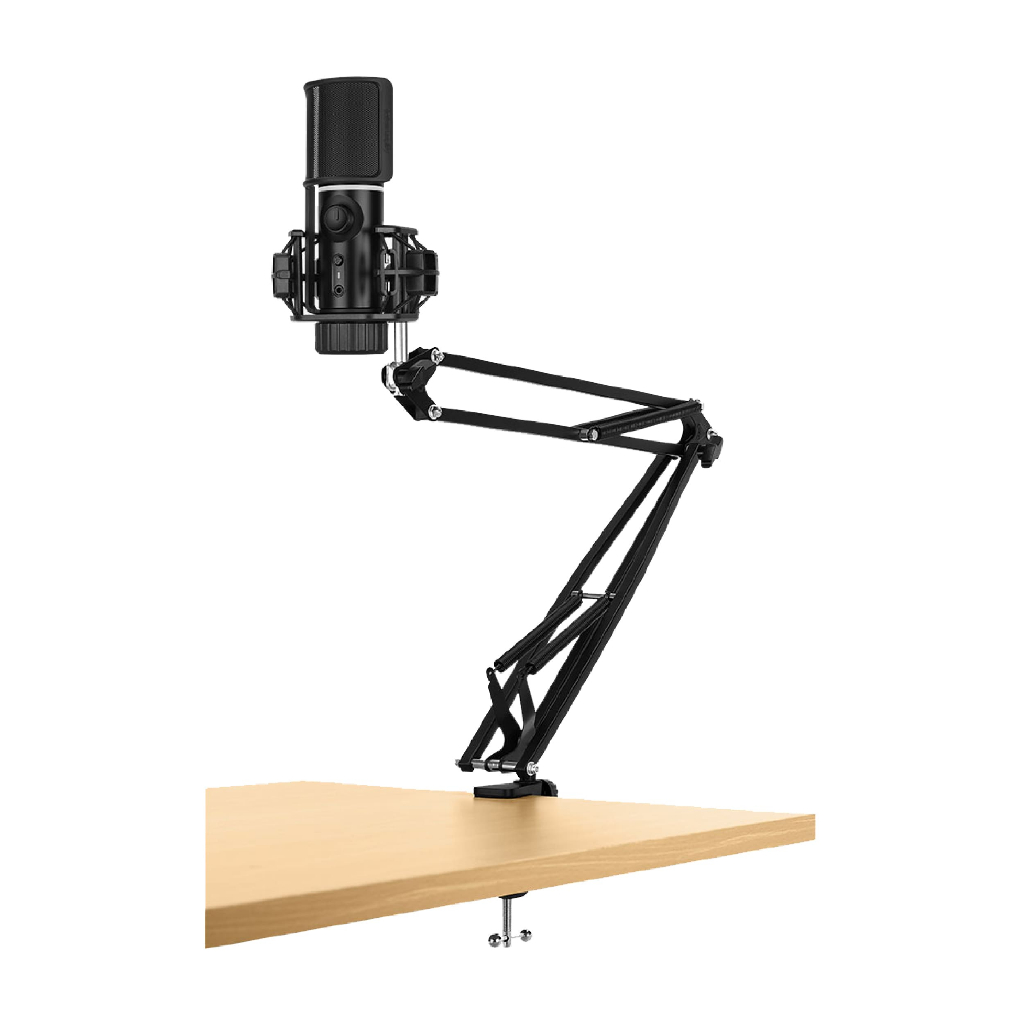 Streamplify MIC Arm Microphone Black ไมโครโฟน RGB พร้อมขายึดโต๊ะ