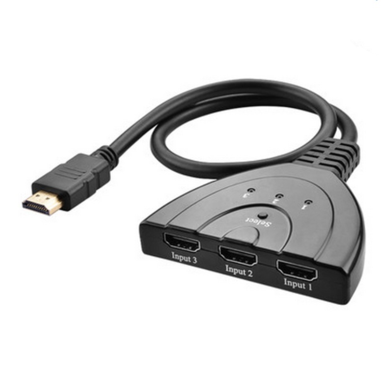 3พอร์ตเชื่อมต่อHDMI แบบ3in1 Multi Display Auto Switch Hub Switcher 1080P HD TV Adapter Cable