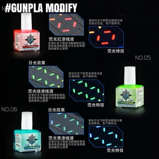 Fluorescent Panel Line Accent Color น้ำยาสีสะท้อนแสง 18ml