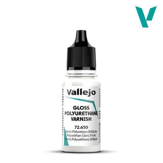 [ ส่งฟรี 🔥 ] วาเลโฮ Vallejo Auxiliares Polyurethane Varnish 18 ML สีเพ้นท์โมเดลสูตรน้ำ สีเพ้นท์โมเดล