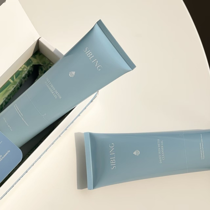 เจลล้างหน้าซิบบลิ้ง Sibling  Daly  skin detox  cleanser gel