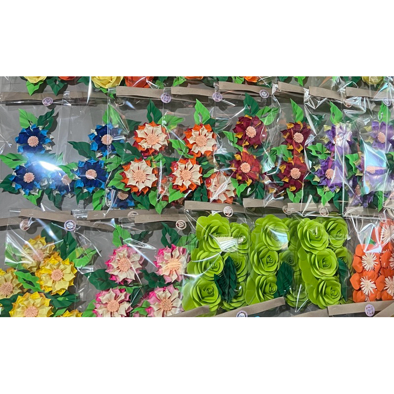 ดอกไม้กระดาษจัดบอร์ด ดอกบัว  🌺🌺