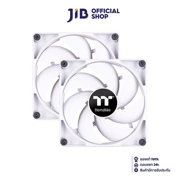 CASE FAN (พัดลมเคส) THERMALTAKE CT140 WHITE (2-FAN PACK)