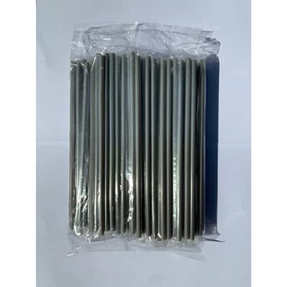 หลอดตรง 5,6 มม หุ้มฟิล์ม มี 4 สี กรมท่า,ขาว,เทา,แดง จำนวน 100เส้น หลอดตรง หลอดหุ้มพลาสติก