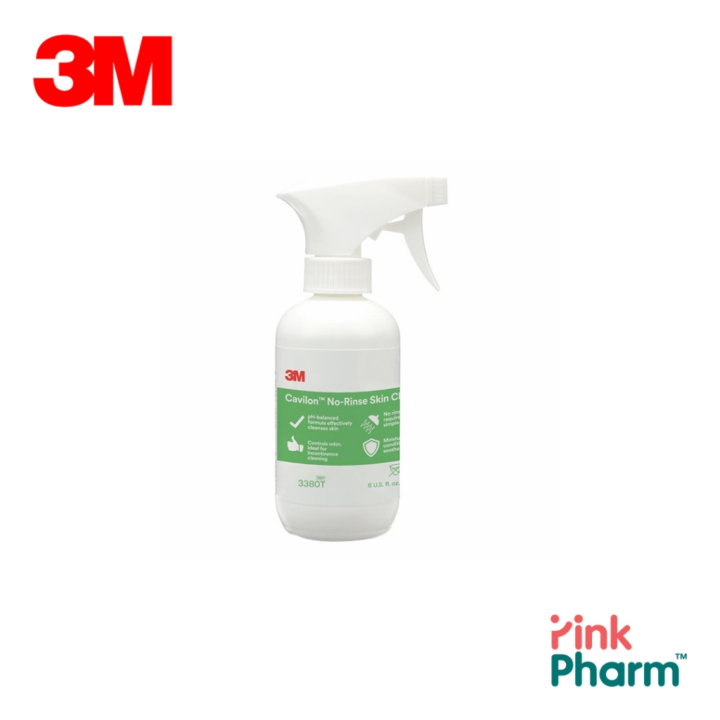 3M CAVILON NO-RINSE SKIN CLEANSER 236ml 3M คาวิลอน โนรินส์ สกิน คลีนเซอร์ ชนิดสเปรย์