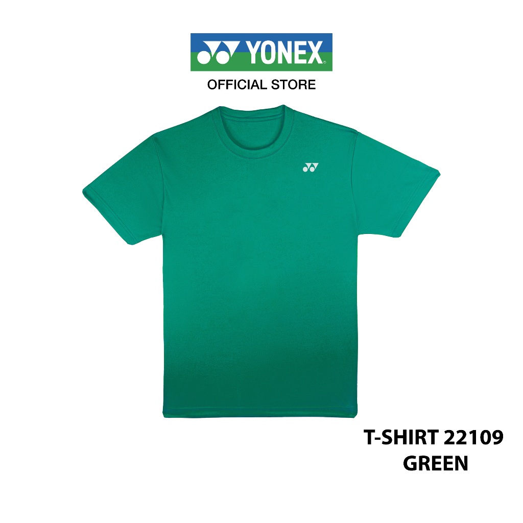 YONEX MEN'S T-SHIRT 22109 เสื้อคอกลม ผ้าโพลีเอสเตอร์ เนื้อสัมผัสนุ่มสบาย สำหรับทั้งใส่ออกกำลังกายหรือเป็นชุดลำลอง