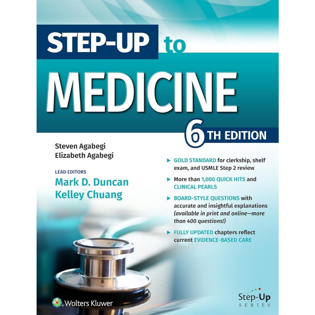 [หนังสือ] Step-Up to Medicine อายุรศาสตร์ first aid for the usmle step 1 2 3 internal medical englis