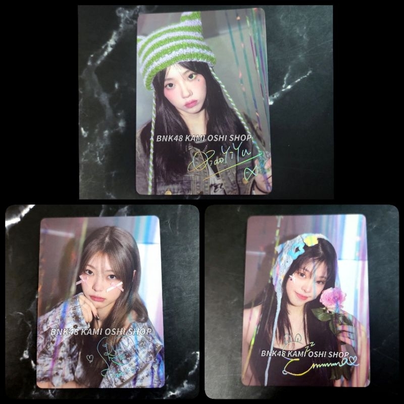 การ์ด ลายเซ็น SSP ver3 [2/2] Qiao Yiyu Ruan Emma Gen1es Chuang Asia card ( chuangasia Thailand 2024 