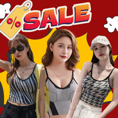 สุ่มสี เสื้อสปอร์ตบราไร้โครง B-049 มีฟองน้ำในตัว ถอดออกได้เนื้อผ้าระบายอากาศสวมใส่ไม่อึดอัด พร้อมส่ง