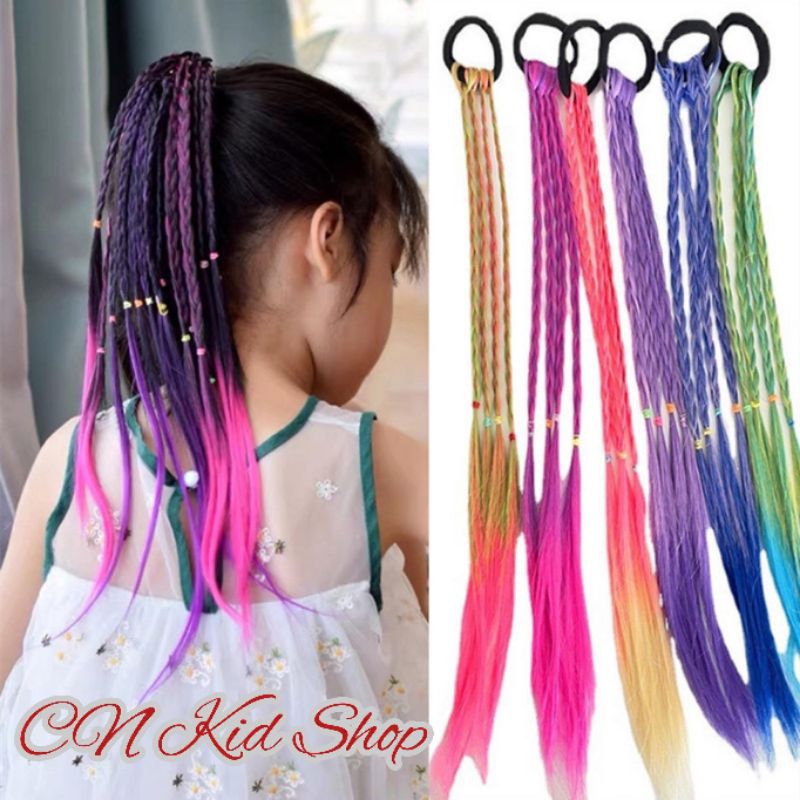 (พร้อมส่ง) เครื่องประดับวิกผมไฮไลท์ สไตล์เกาหลีหรับเด็กผู้หญิง