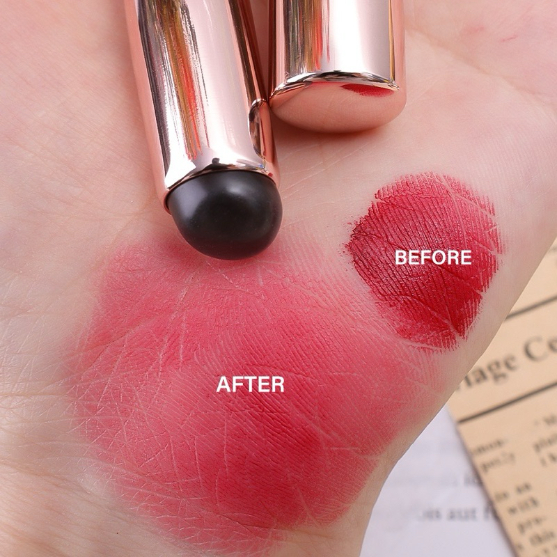 B-25🌟แปรงทาลิป หัวซิลิโคน แปรงเกลี่ยลิป แปรงคอนซีลเลอร์ อเนกประสงค์ หัวกลม ผิวสัมผัสนุ่มนิ่ม ใช้งานง่าย ทำความสะอาดง่าย - รูปที่ 3