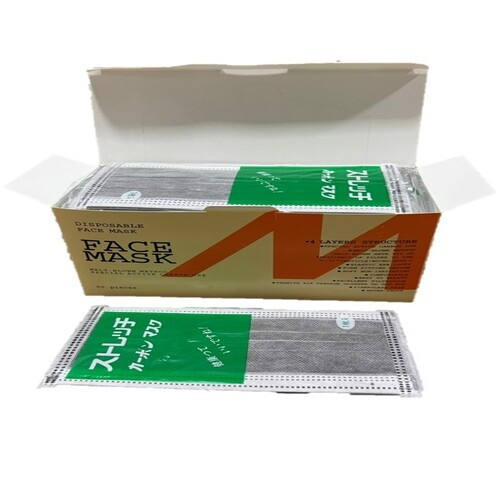 หน้ากากคาร์บอน อย่างดี หนา 4 ชั้น facemask carbon 4 ply