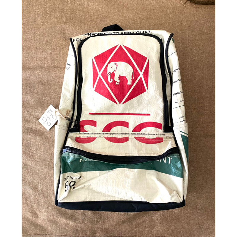 #กระเป๋าสะพายหลัง #กระเป๋าเป้ #ถุงปูน #รักษ์โลก #SCG #Bag #กระเป๋าสะพาย #กระเป๋าแฟชั่น