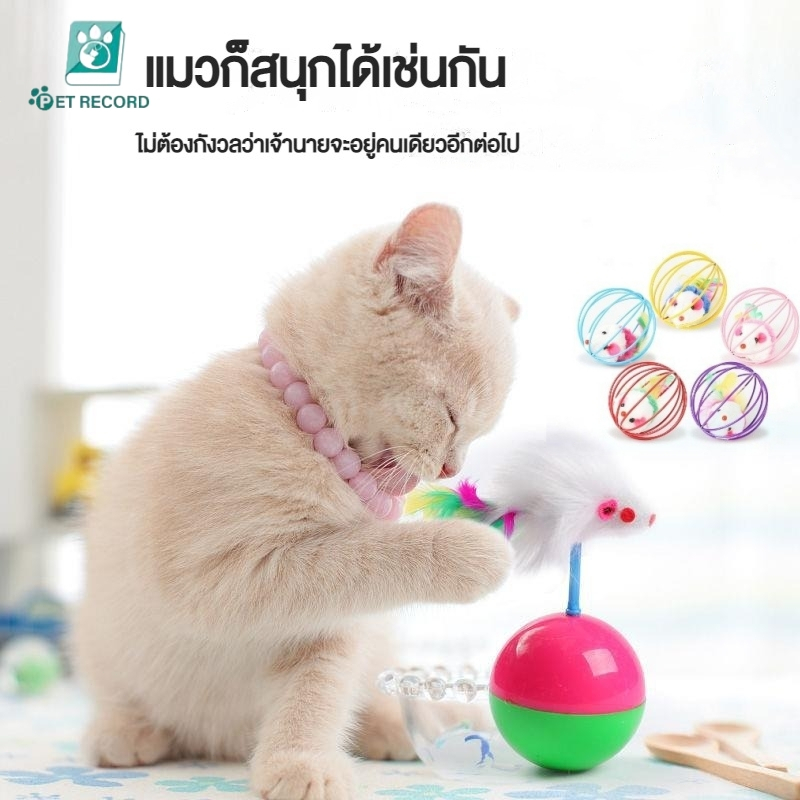 ลูกบอลล้มลุก หนูล้มลุก ของเล่นแมว บอลกรงหนู บอลของเล่นแมว