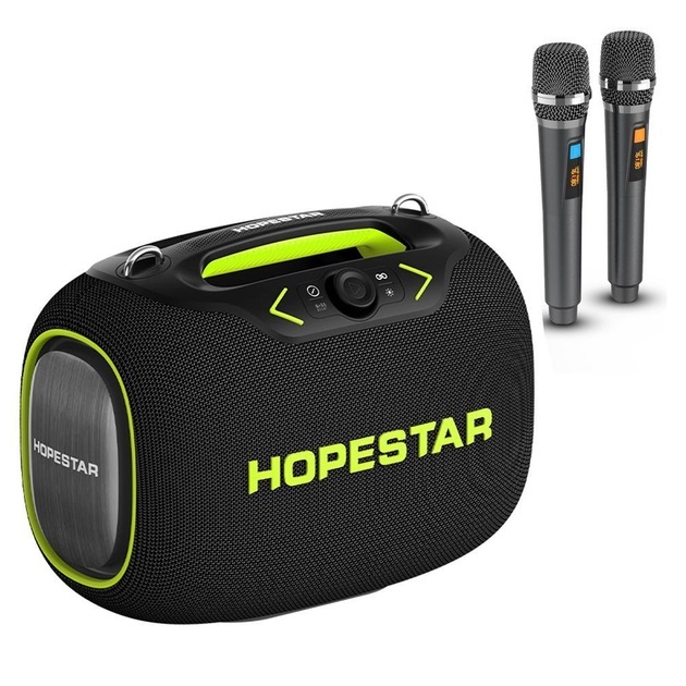 120วัตต์ Hopestar PartyBox/Party130 ลำโพงบลูทูธไร้สาย (ไมค์ลอย2ตัว) เสียงดีเบสแน่น ปรับเบสได้ 3โหมด