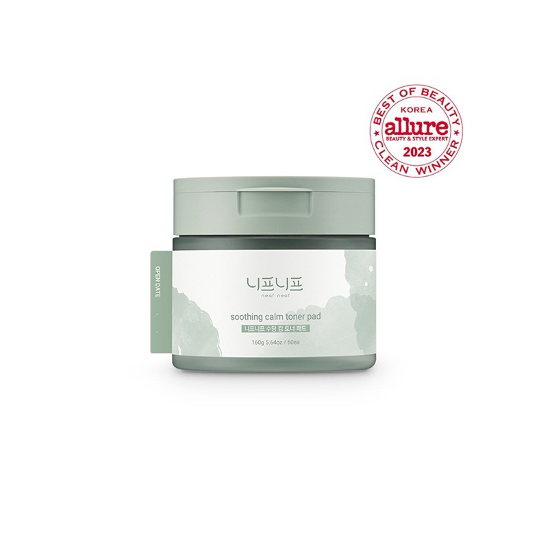neaf neaf soothing calm toner pad (60 pads)