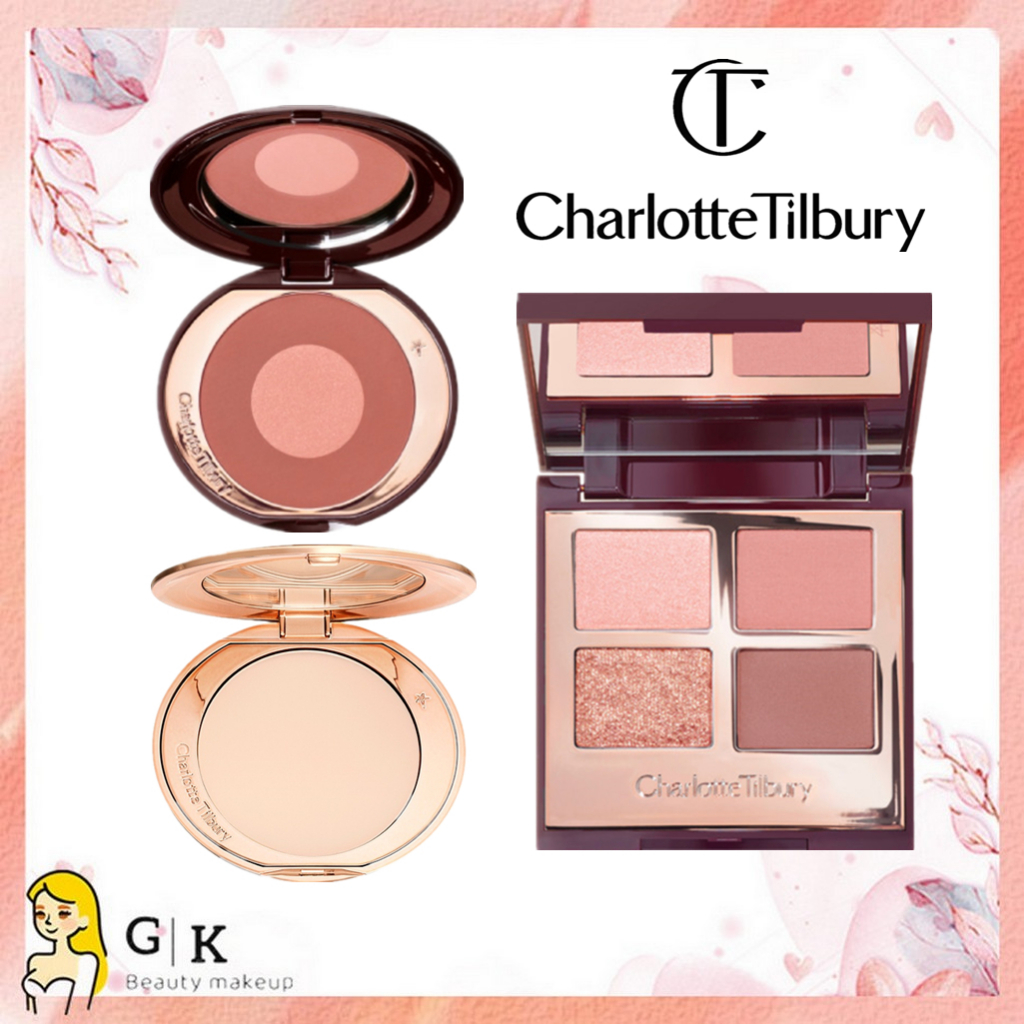 ของแท้100% Charlotte Tilbury Eye Shadow Luxury Palette 5.2g /Micro-Powder 8g /Pop Blush 8g /Lipstick