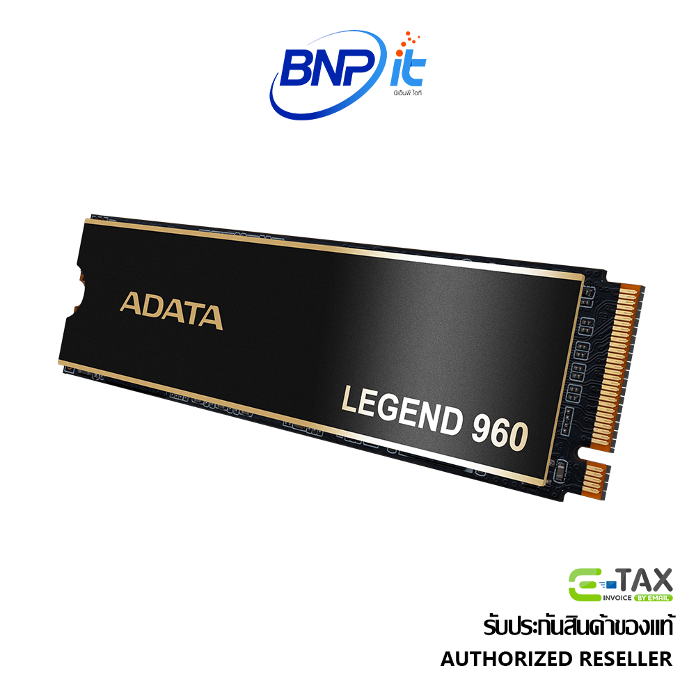 เอสเอสดี ADATA LEGEND 960 PCIe Gen4 x4 M.2 2280 SSD read and write speed of 7,400/6,800MB Warranty 5