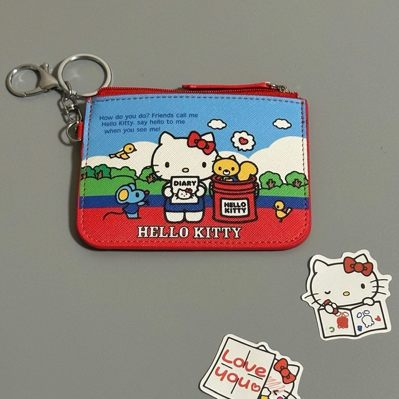 ❤️ กระเป๋าใส่บัตร Hello Kitty คิตตี้ น่ารัก ที่ใส่บัตร พวงกุญแจ กระเป๋าตังค์ พวงกุญแจห้อยกระเป๋า 04036